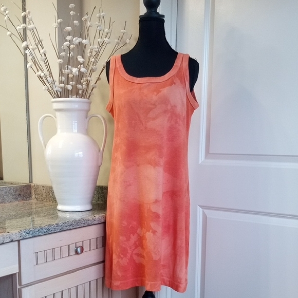 Eddie Bauer Orange Mini Dress - Picture 1 of 10